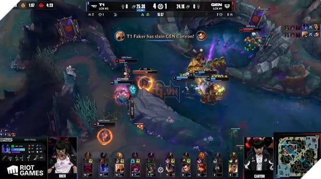 MSI 2025: GEN.G và T1 trình diễn loạt trận BO5 kịch tính, Chovy cùng đồng đội xuất sắc đăng quang