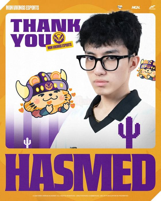 MGN Vikings Esports và Hasmed chấm dứt hợp đồng chỉ sau hai tháng hợp tác