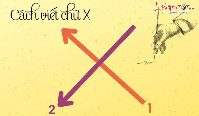Phân tích tính cách đặc biệt qua lối viết chữ X - Phương pháp 6