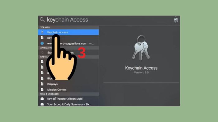 Kiểm tra mật khẩu WiFi bằng iCloud Keychain - Giai đoạn thực hiện
