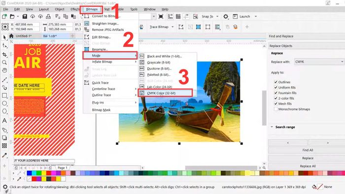 Hướng dẫn từng bước chuyển đổi RGB sang CMYK trong Corel - Phần 4