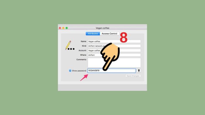 Hướng dẫn kiểm tra mật khẩu Wifi trên iPhone thông qua iCloud keychain - bước thứ năm