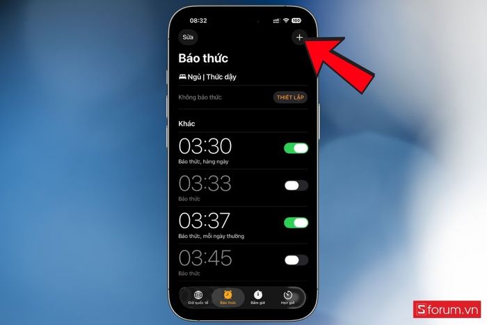 tùy chỉnh thời gian hoãn báo thức iOS 26 3