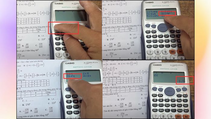 Hướng dẫn tính toán phương sai Casio 570 - Giai đoạn xử lý kết quả