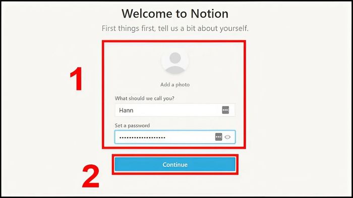 Thực hiện đăng ký Notion free - Bước cuối cùng