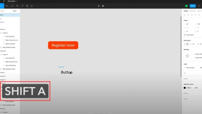 Thực hiện Auto Layout Figma - Giai đoạn thứ hai