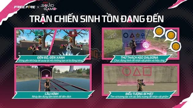 Sự Kiện Đặc Biệt: Khám Phá Thế Giới Squid Game Trong Garena Free Fire Chính Thức Khởi Động 18/07!