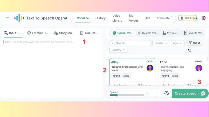 Hướngẫn thực hiện Text To Speech trên nền tảng OpenAI