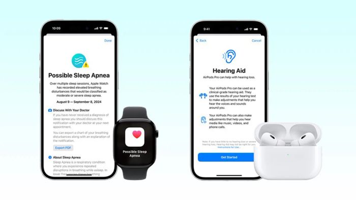Hai tính năng chăm sóc sức khỏe mới nhất từ Apple dành cho người dùng Việt. Nguồn: Apple.com