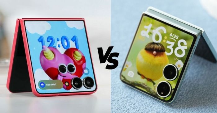 Cuộc đối đầu giữa Galaxy Z Flip 7 và Xiaomi Mix Flip 2