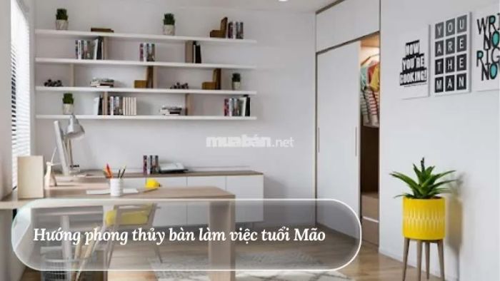 Cách bố trí bàn làm việc chuẩn phong thủy cho người tuổi Mão