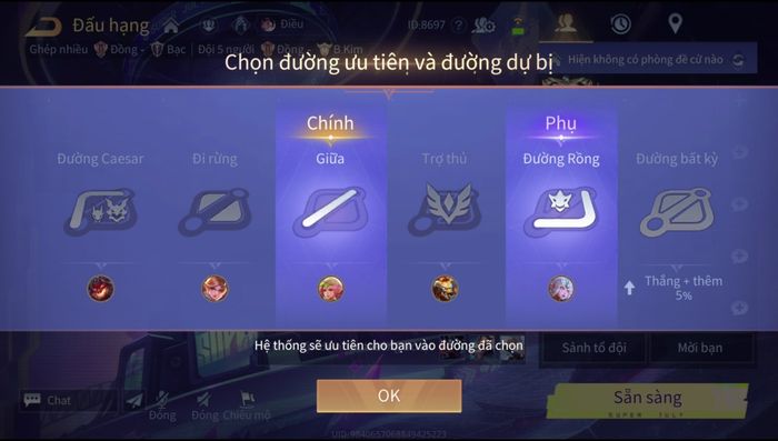 Nâng cấp cơ chế trận đấu