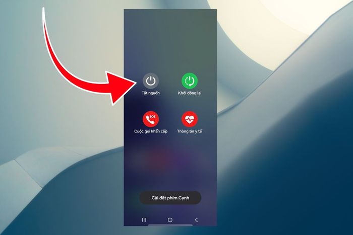 Hình ảnh minh họa quy trình tắt nguồn Galaxy Z Flip 7 cực nhanh