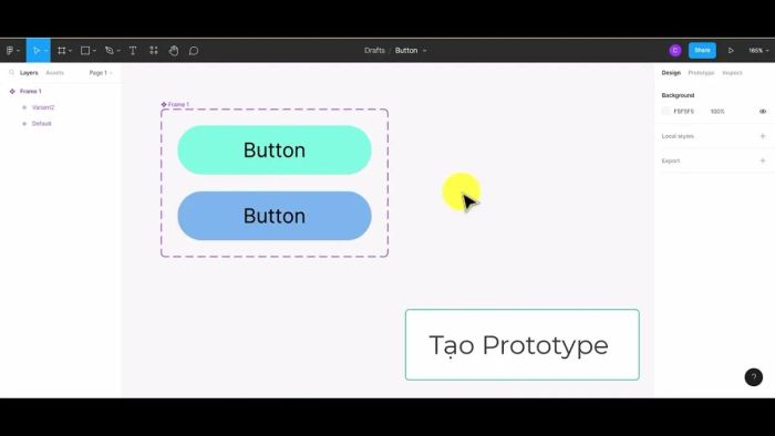 Mục đích của việc thiết kế button trong Figma