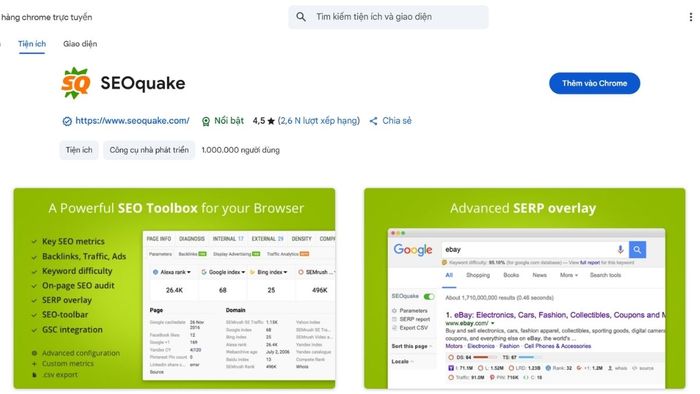 Phân tích điểm mạnh/yếu của Similarweb Extension so với đối thủ