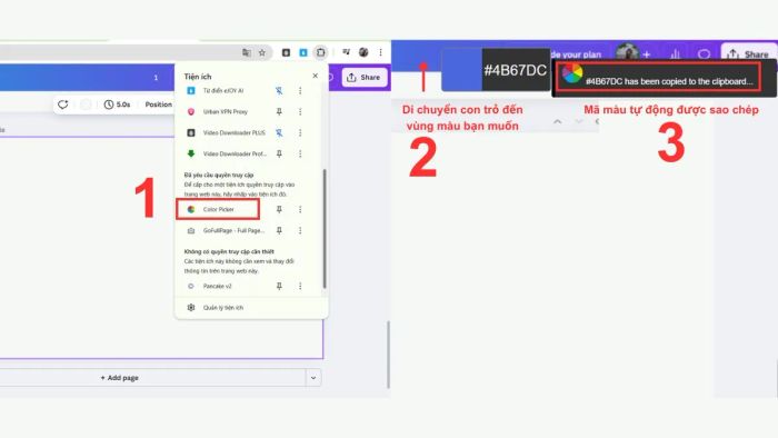Bí quyết tận dụng tối đa tính năng của Color Picker Extensions