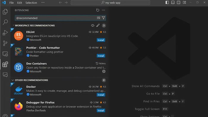Tiện ích mở rộng Visual Code mang đến sự hỗ trợ đa ngôn ngữ lập trình