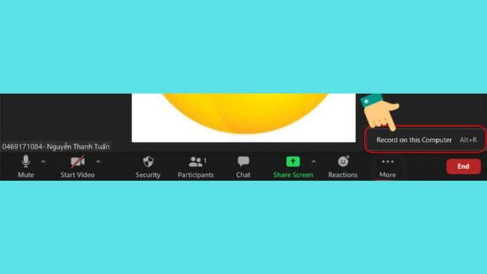 Các bước thực hiện ghi hình Zoom với tài khoản được cấp quyền - Phần ba