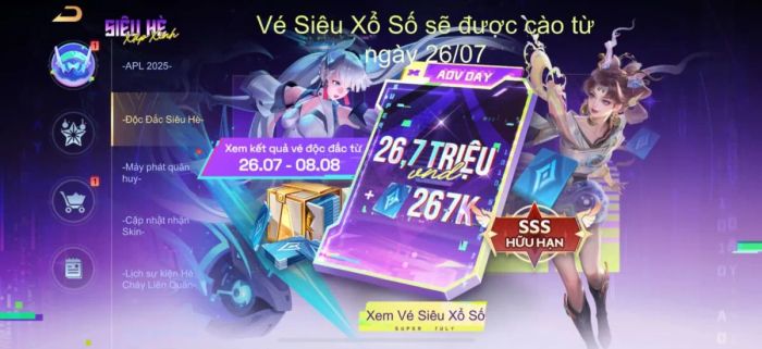 Chương trình Vé Số Siêu Hè khởi động vào 26/7