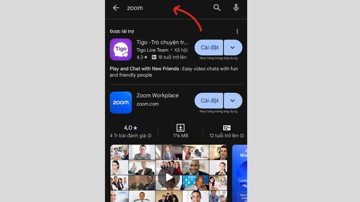 Các bước tải và thiết lập Zoom trên điện thoại - Giai đoạn đầu tiên