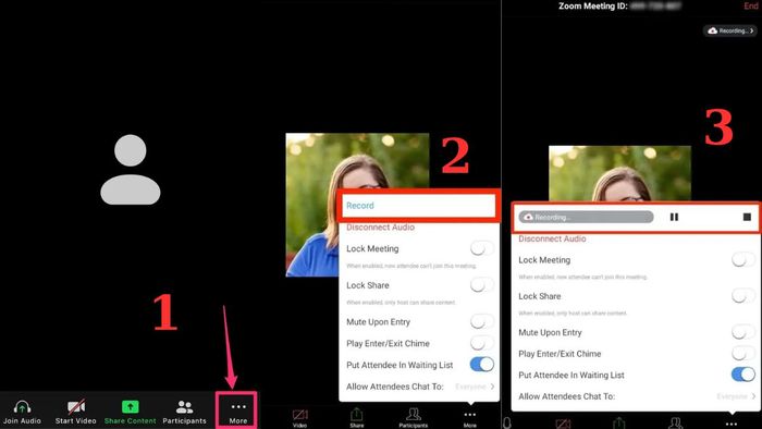 Hướng dẫn chi tiết cách ghi hình Zoom trên điện thoại khi có quyền host