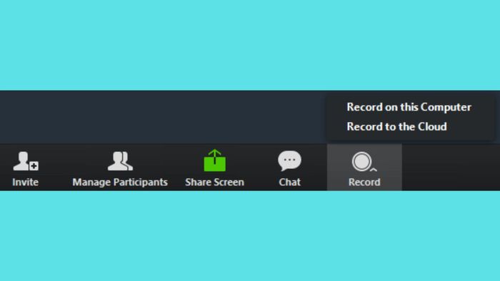 Hướng dẫn chi tiết thao tác ghi hình Zoom khi có quyền host - Giai đoạn thứ hai