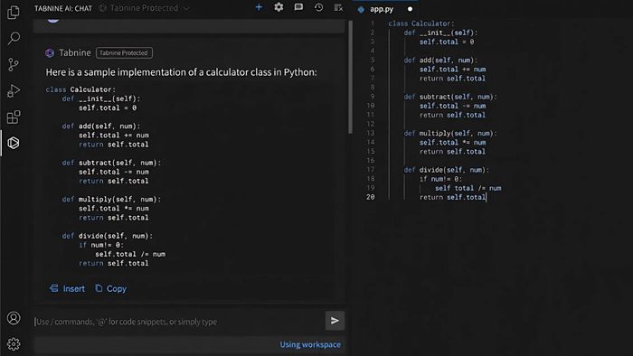 Tiện ích Visual Code - Tabnine