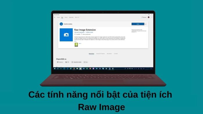 Những ưu điểm vượt trội của tiện ích Raw Image Extension
