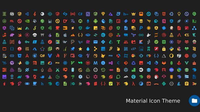 Tiện ích Visual Code - Material Icon Theme