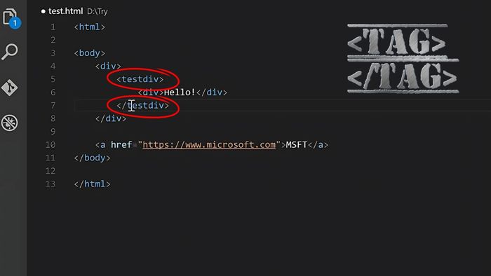 Tiện ích Visual Code - Auto Rename Tag