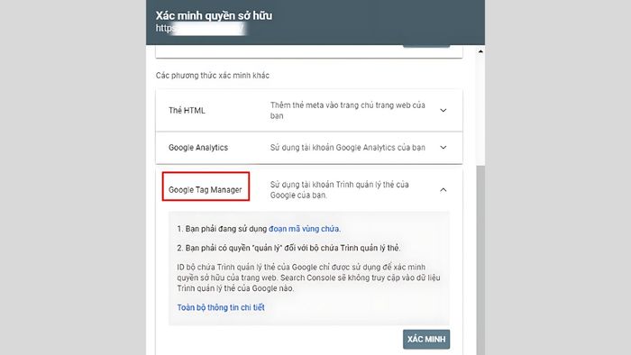Hướng dẫn tích hợp Google Search Console với Google Tag Manager