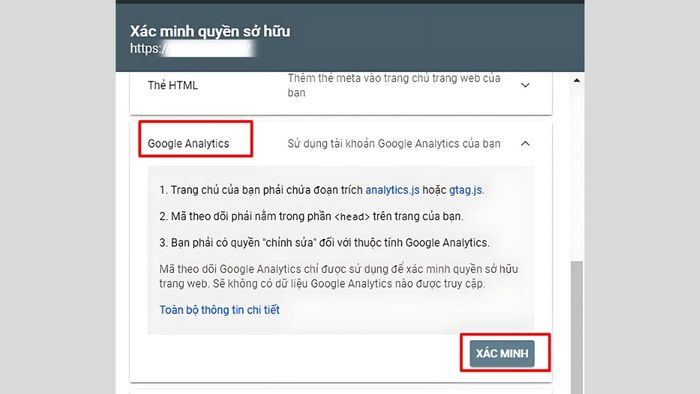Kết nối Google Search Console thông qua Google Analytics