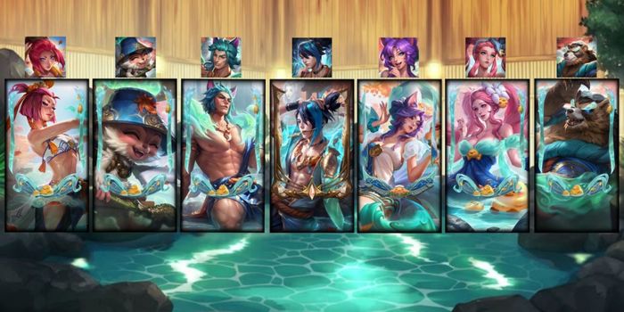 Tuyển tập skin Suối Nước Nóng