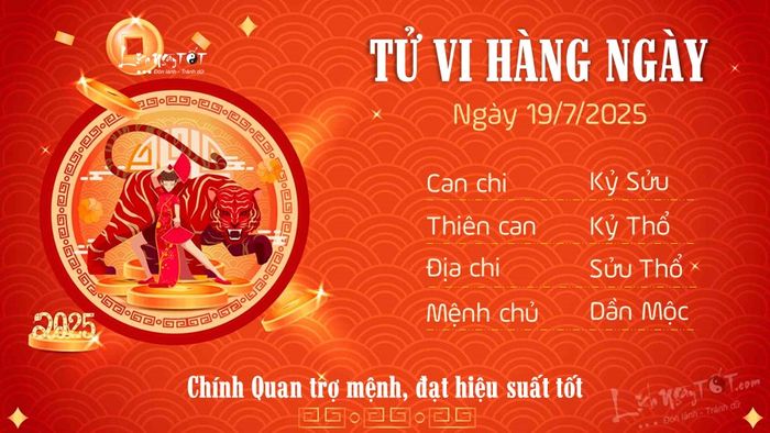 3 Tu vi 19-7-2025 - Tuổi Dần