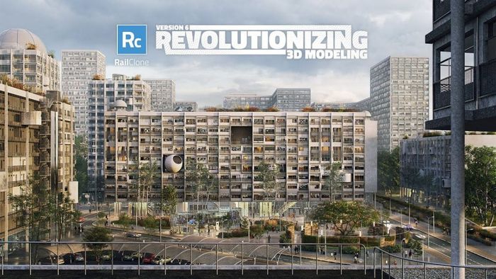 Plugin RailClone cho 3ds Max