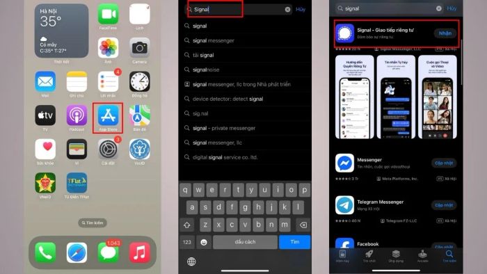 Hướng dẫn chi tiết cách tải xuống Signal App
