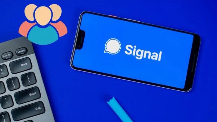 Signal tích hợp đầy đủ chức năng tạo nhóm chat, trao đổi tin nhắn và thực hiện cuộc gọi