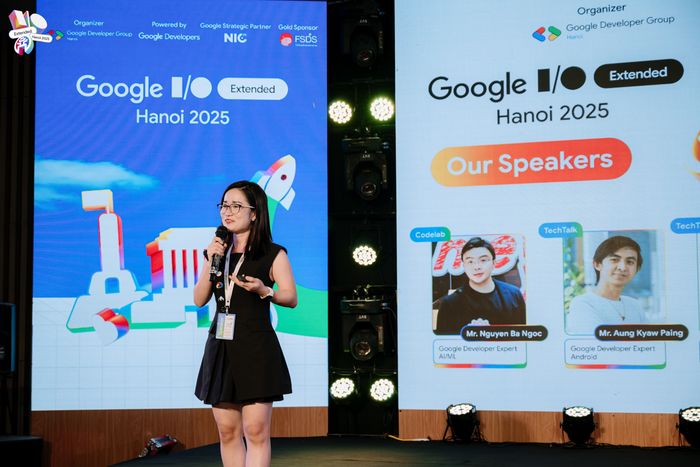 Chị Nhi Nguyễn - Quản lý Cộng đồng, Hệ sinh thái Quan hệ Nhà phát triển @Google chính thức khởi động chương trình
