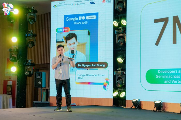 Anh Dương Nguyễn - Chuyên gia AI/ML được Google công nhận (GDE) đã mang đến những chia sẻ thú vị về các bước tiến công nghệ mới nhất từ Google I/O