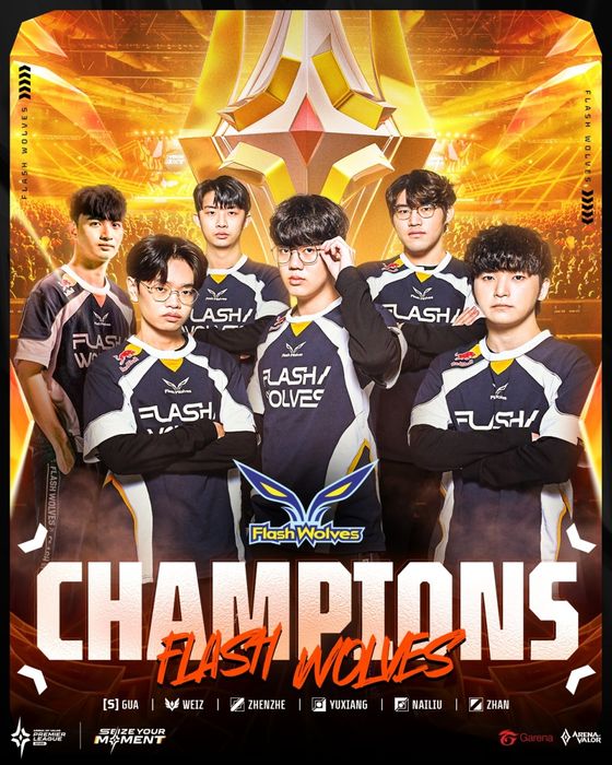 Ngôi vương APL 2025 thuộc về Flash Wolves