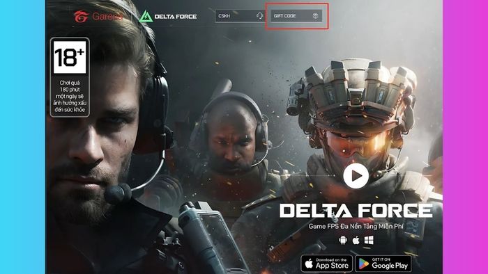 Hướng dẫn nhập Code Delta Force - Bước khởi đầu