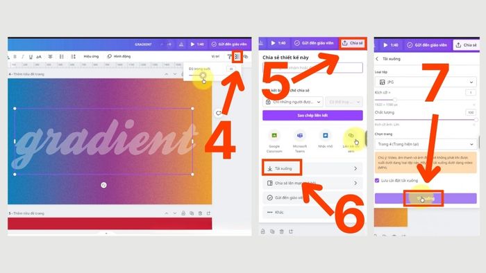 3 phương pháp thiết kế chữ gradient được yêu thích nhất trên Canva 7