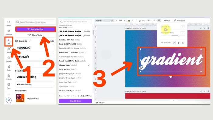 3 phương pháp thiết kế chữ gradient được yêu thích nhất trên Canva 6
