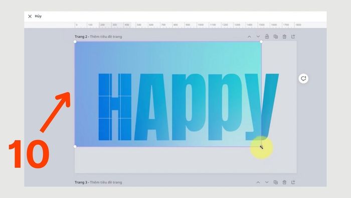 3 phương pháp phổ biến nhất để thiết kế chữ gradient trong Canva 4