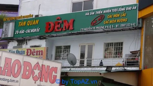 địa điểm nhậu đêm khuya đường Nguyễn Tri Phương quận 5