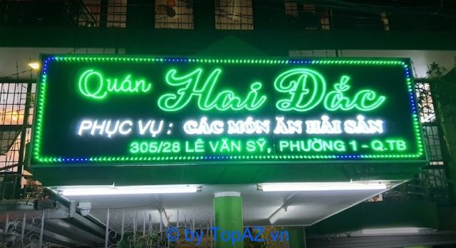 quán nhậu lê văn sỹ nổi tiếng