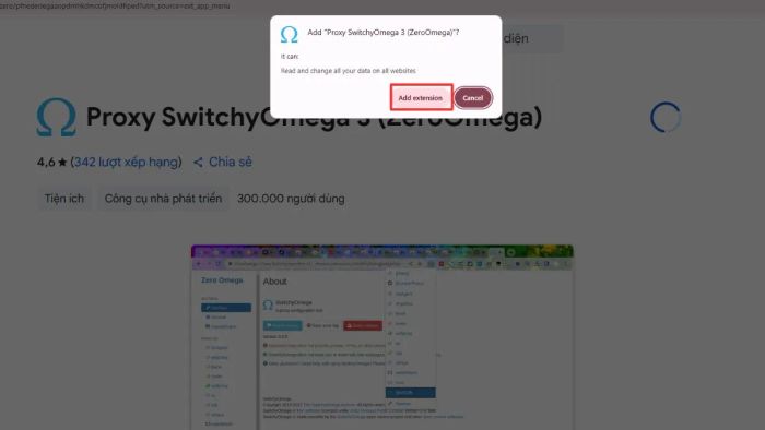Quy trình thiết lập Extensions Proxy chi tiết