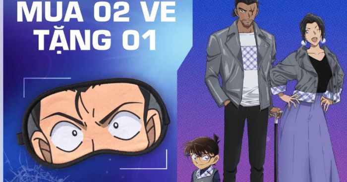 Ưu đãi đặc biệt dành riêng cho khán giả xem Conan Movie 28: Dư Ảnh Của Độc Nhãn
