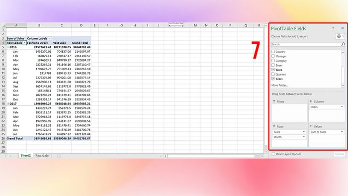 Thiết kế Dashboard Excel - Giai đoạn thứ ba