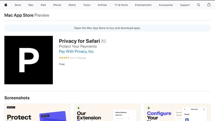 Privacy for Safari - Bảo vệ quyền riêng tư